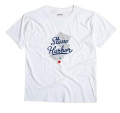 Stone Harbor New Jersey NJ T-Shirt MAP