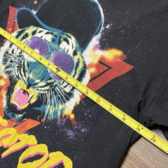 Alab Clothing Mens Size L Graphic T Shirt Can’t Stop Retro Tiger Space Throwback