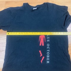 Blue October Vintage Foiled Shirt Adult XL Broken Man Original T Shirt Size XL
