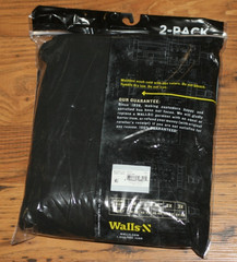 NIP Walls Working Man’s Pocket Tees S/S Cotton Rich – XL – Black – 2 Pack