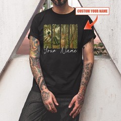 Custom Name Vintage Hunting Season Unisex T-shirt | Father’s Day Hunting Gifts