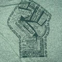 Floydfest 13 Music Festival T-Shirt Music Fest Size Large Green 100% Recycled