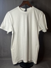 Gildan Heavy Cotton White T-Shirt Adult Size M – Soft Style 100% Cotton