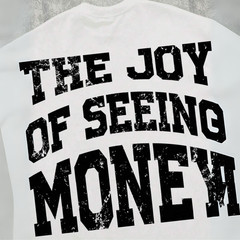 Oversized Hip Hop Graphic T Shirt Dollar Money Print Streetwear Tee Top for Men