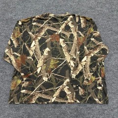 Boundaries Shirt Mens Size 3XL Camo Tree Branch Cotton Long Sleeve Crewneck Top