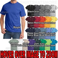 BIG MENS T-Shirt Soft Spun Pre Shrunk Cotton 2XL, 3XL, 4XL, 5XL, 6XL NEW