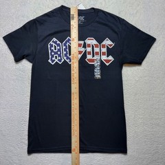 AC/DC T-Shirt Men’s Small Black Brand New 1980 US Tour Graphic Tee ACD2291XX