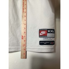 Vintage Nike Michael Jordan Chicago Bulls Jersey XXL White Flight 84-03 Swingman