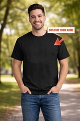 Father’s Day Custom T Shirt Personalized Name Photo Gift For Loving Father