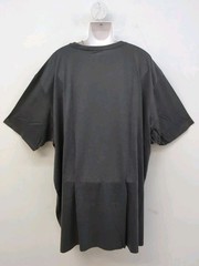 Bigdude Short Sleeve Plain Crew Neck Straight Hem T Shirt Size 7XL Charcoal