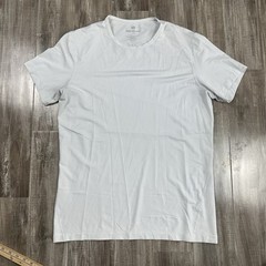 Mack Weldon Men’s Performance Crew Neck T-Shirt Large White Short Sleeve Waffle