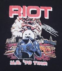 Riot vintage 1978 USA Tour t-shirt XXL