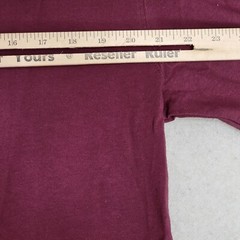 DICKIES HEAVYWEIGHT SHIRT MEDIUM RED BURGANDY WORK WEAR Long Sleeve MENS NWT