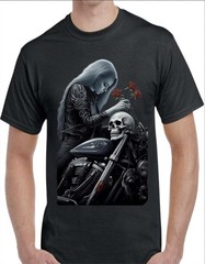 Dia De Los Muertos Black Men’s T-Shirt Small To 3X-Large #7