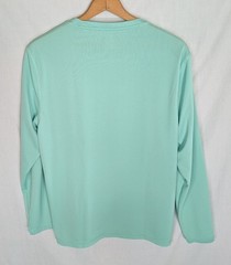 Reel Legends Freeline Performance Shirt Mens Sz L Mint Fishing Quick Dry Sun Pro