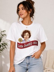 Little DebHEE-HEE Parody Shirt Funny Retro Snack Inspired Graphic Tee
