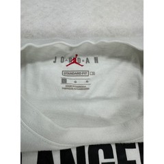 Jordan Mens Los Angeles Jumpman Graphic T-Shirt White Large Standard Fit