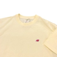 New Balance Men’s Made in USA Core Short Sleeve T-Shirt 100% Cotton ‘Calcium’