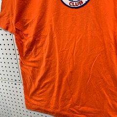 Vintage 90s Nautica Orange Sportsman Club Shirt Mens Large Oak Park Hunting