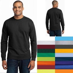 Port & Company ® – Long Sleeve Core Blend Tee PC55LS Mens Sizes S-6XL