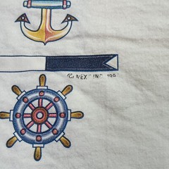 Vintage Florida 90’s T-shirt Men’s 2XL XXL White Sand Dollar Single Stitch