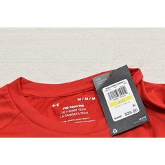 NEW Under Armour UA Tech 2.0 Short Sleeve T-Shirt Athletic Loose Fit Red Size M