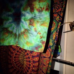Quality Handmade Tie-dyed T Shirt 100% Cotton Unisex Large “Psychedelic Bloom!”