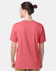 🔥 Comfortwash By Hanes Men Garment-dyed T-shirt Short Sleeve Coral Craze XL