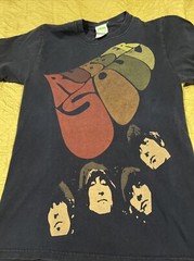 The Beatles Rubber Soul T-Shirt 2005 Black Small 100% Cotton Apple A corps LTD