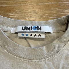 Union Los Angeles 30 Year Recordings T Shirt Size 2 Medium Vintage Light Bone