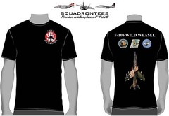 F-105 Wild Weasel Squadron T-Shirt D2