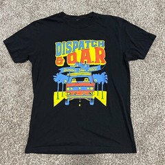 Dispatch & O.A.R Summer Tour 2022 Size Large T-Shirt Black Music Concert