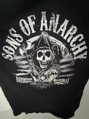 Sons of Anarchy Redwood Reaper Outlaw Motorcycle Club Adult Tshirt S