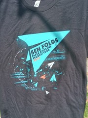 Ben Folds Paper Airplane Request Tour 2024 Graphic Print Size M T-Shirt NWOT