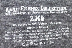 Jimi Hendrix Graphic T-Shirt Karl Ferris Collection 2X Polyester Cotton Rayon Bl