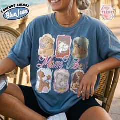 Retro Mom Vibes Shirt, Theme Park Family Trip Tee, Mothers Day Gift
