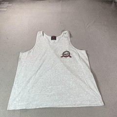Vintage Panama Jack Shirt Mens XL Gray Florida Map Sailboat Nautical Tank Top