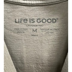 Life is Good “Soak It In” Army Green Men’s Crusher tee Casual weekend size M