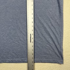 Uniqlo Men’s Blue Basic Short Sleeve Cotton Blend V-Neck T-Shirt Size XL