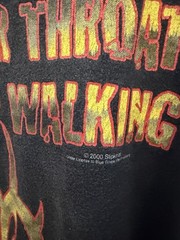 Vintage 2000s SLIPKNOT Cut Your Throat Tee Shirt Faded Worn Well Size 2XL