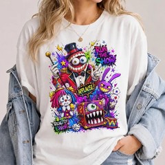 TADC Run The Show Shirt, Amazing Circus Ivory Tee