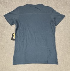 Kuhl Shirt Men Small Cotton Blue Hiking Trek Mountain New