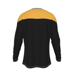 Starship Gold Uniform Shirt – No Badge – Yellow / Gold Federation Costume