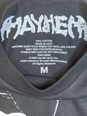 Lady Gaga Mayhem Black Graphic T-Shirt Size Medium