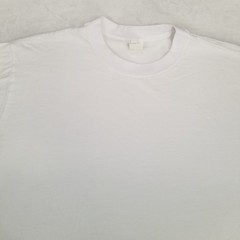 Pro Club White Basic Crew Neck Short Sleeve Light Weight T-Shirt Large Classic