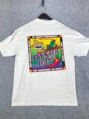 Hanes San Antonio Fiesta Clambake T-Shirt Mens L White Cotton 2003 Vintage