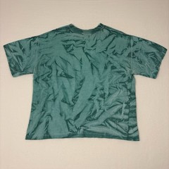 Green Tie Dye T Shirt Mens XL Grunge Distressed Blank Vintage Style Festival Tee