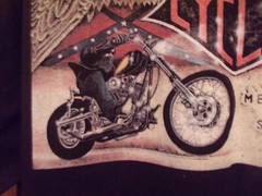 BIKER In Memory Of SCOT Motor Cycles Harley Davidson Chopper black XL t shirt