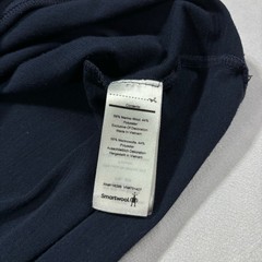 Smartwool T-Shirt Men’s Large Merino Sport 150 Navy Blue Wool Blend Base Layer