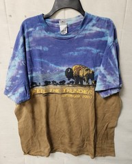 Sturgis Black Hills 2003 Feel The Thunder Bison Tshirt. XL. 63rd Anniversary